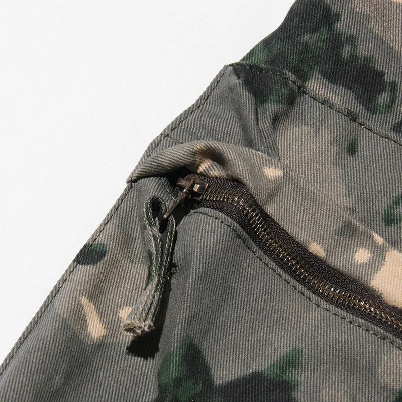 High-Waist Camo Cargo