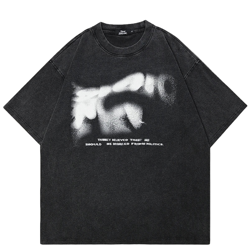 Crown&Co. Obscura Tee – Washed Black