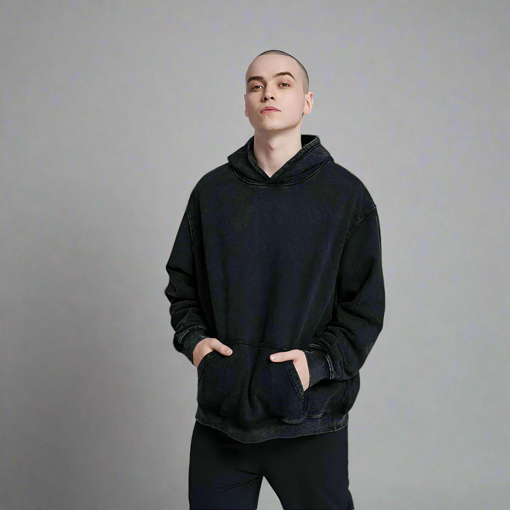 Crown&Co's Retro Fade Oversized Hoodie